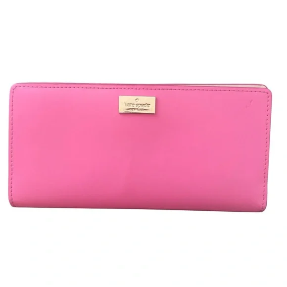 Kate Spade Pink Long Wallet - EUC - Picture 2 of 4